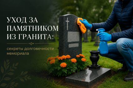 Уход за памятником из гранита: секреты долговечности мемориала