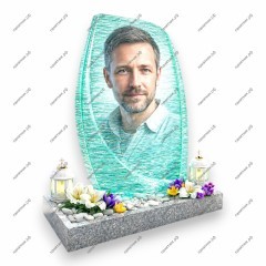 Памятник со стеклом ПС-1