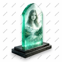 Памятник со стеклом ПС-2