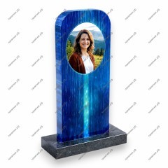 Памятник со стеклом ПС-52