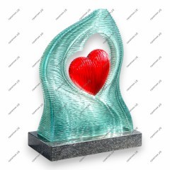 Памятник со стеклом ПС-58