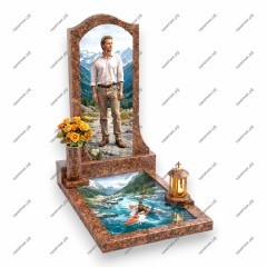 Памятник со стеклом ПС-78