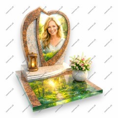 Памятник со стеклом ПС-129