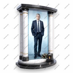 Памятник со стеклом ПС-147