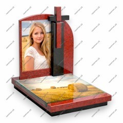 Памятник со стеклом ПС-214